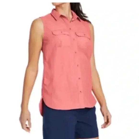 Eddie Bauer | Mountain Ripstop  Sleeveless Shirt - Picture 1 of 10